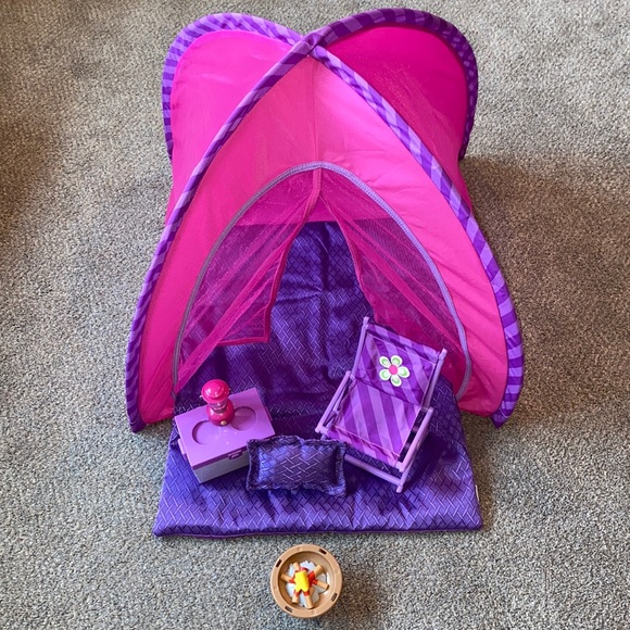 Adorable My Life doll Beach/Camping tent set - Picture 1 of 3